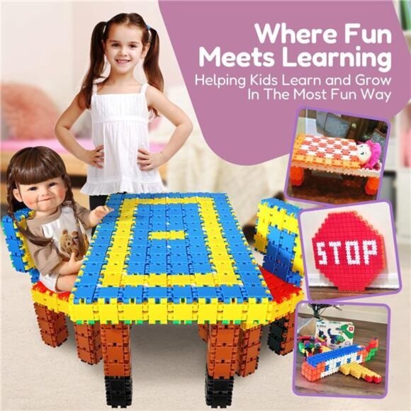 Building Blocks | Building Toys for Kids Ages 4-8 250-piece Set Educational Toys - Picture 6 of 6